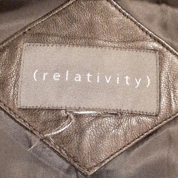 Woman Leather Jacket by Relativity - Picture 9 of 9